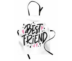 Girly Lettering Apron