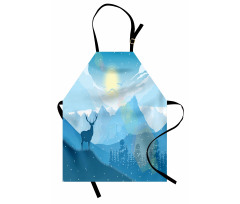 Mountain Fauna Sunrise Apron