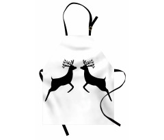 Reindeer Silhouette Apron