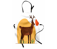 Smiling Antler Meadow Apron