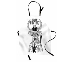 Sarcastic Humor Sketch Apron