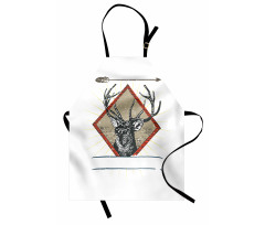 Hipster Wild Antler Apron