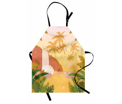 Soft Tropical Paradise Apron