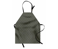 Funky Wavy Dotted Lines Apron