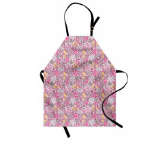 Abstract Garden Blossom Apron