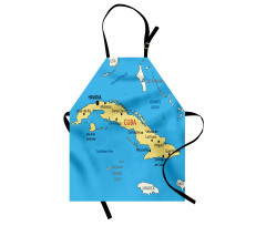 Republic of Cuba Modern Apron