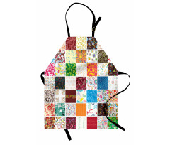 Patchwork Retro Style Apron