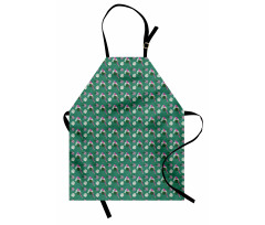 Parrot and Monstera Leaves Apron