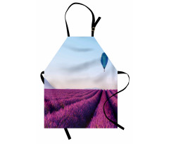 Lavender Field Balloon Apron