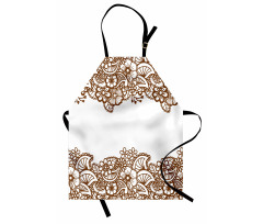 Horizontal Flowers Apron