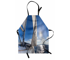 Sailing Boat in Sea Apron