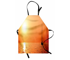Lonely Yacht at Sunset Apron
