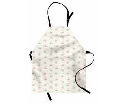 Pastel Space Cats and Stars Apron