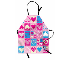 Hearts in Square Shape Apron