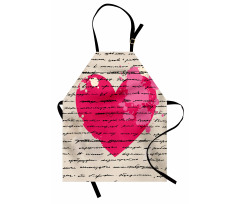 Love Words Handwriting Apron