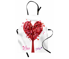 Vintage Romance Heart Apron