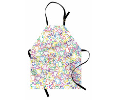 Pop Art Curls Affection Apron