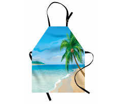 Palm Tree Calm Ocean Apron