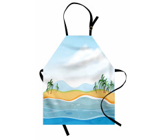 Ocean Palms Panorama Apron