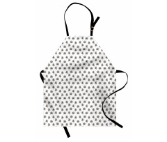 Repetitive Jungle Leaves Apron