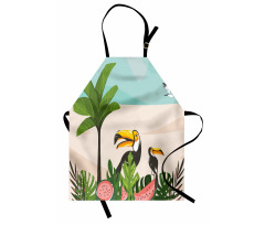 Watermelons Toucans Apron