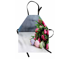 Tulips Easter Eggs Apron