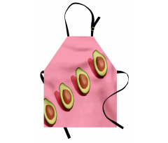 Halved Fresh Avocados Apron