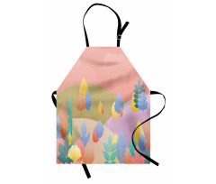 Pastel Fall Leaves Apron