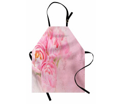 Grungy Tilt Flowers Apron