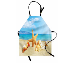 Beach Sand with Starfish Apron