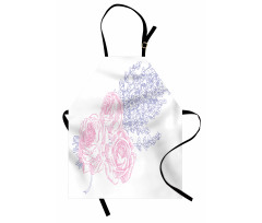 Romantic Lavender Art Apron