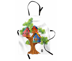 Cartoon Cottages Apron