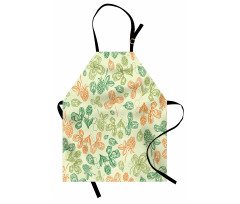 Floral St Patrick's Day Art Apron