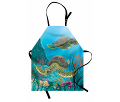 Sealife Turtles Aquatic Apron