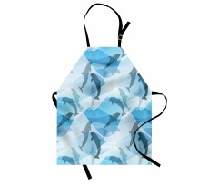 Underwater Fish Pattern Apron