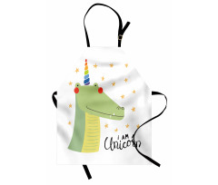 I am a Unicorn with Stars Apron