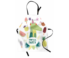 Tropical Party Ice Cream Apron