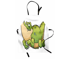 Beefy Alligator Pattern Apron