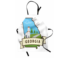 Digital Geometric Map Scene Apron