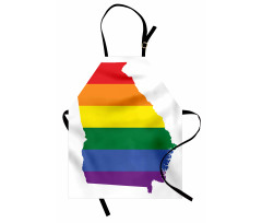 Colorful Stripes Gay Pride Apron