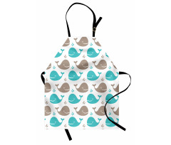 Smiling Fish in Ocean Apron