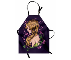 Floral Graphic Style Apron