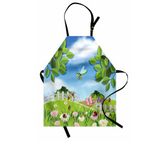 Spring Scene Apron