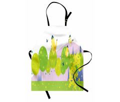 Forest Trees Spring Apron