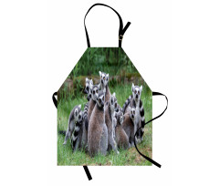 Ring Tailed Madagascar Monkey Apron