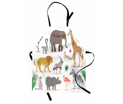 Tropic Creatures Graphic Apron