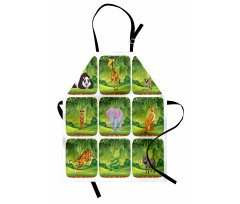 Animals Jungle Fun Apron