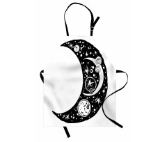 Crescent Doodle Apron