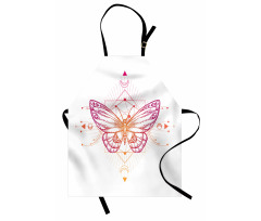 Butterfly Boho Art Apron