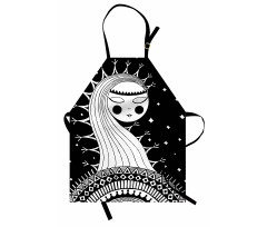 Fantasy Princess Girl Apron